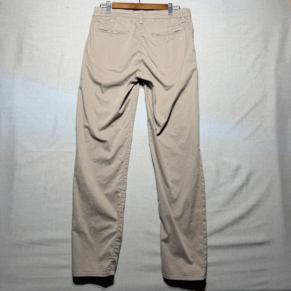 rag & bone Standard Chino Pants Mens 30 Desert Straight MBW24P7017T3ML Stretch